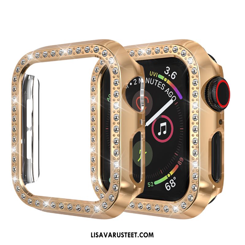 Apple Watch Series 2 Kuoret Kuori Kulta Suojaus Rhinestone Inlay Kotelo Halvat