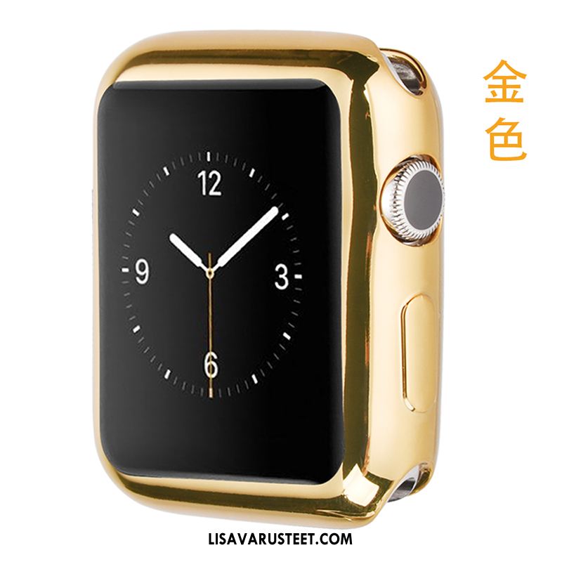 Apple Watch Series 2 Kuoret Silikoni Kuori Suojaus Murtumaton Musta Halpa