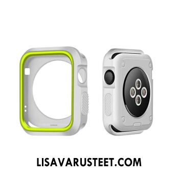 Apple Watch Series 3 Kuoret Kotelo Valkoinen Silikoni Vihreä Kuori Osta