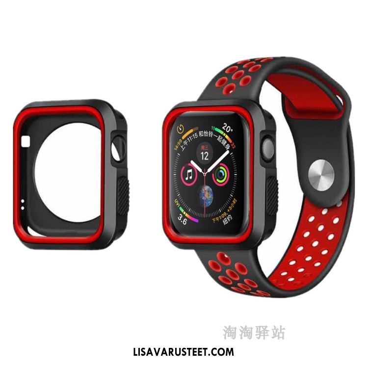 Apple Watch Series 5 Kuoret Suojaus Urheilu Kuori Punainen Pehmeä Neste Verkossa