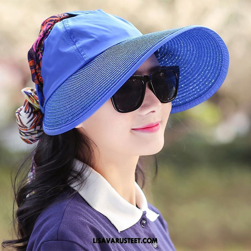 Hattu Naisten Aurinkohattu Ulkoilu Suuri Aurinkovoiteet Shade Verkossa