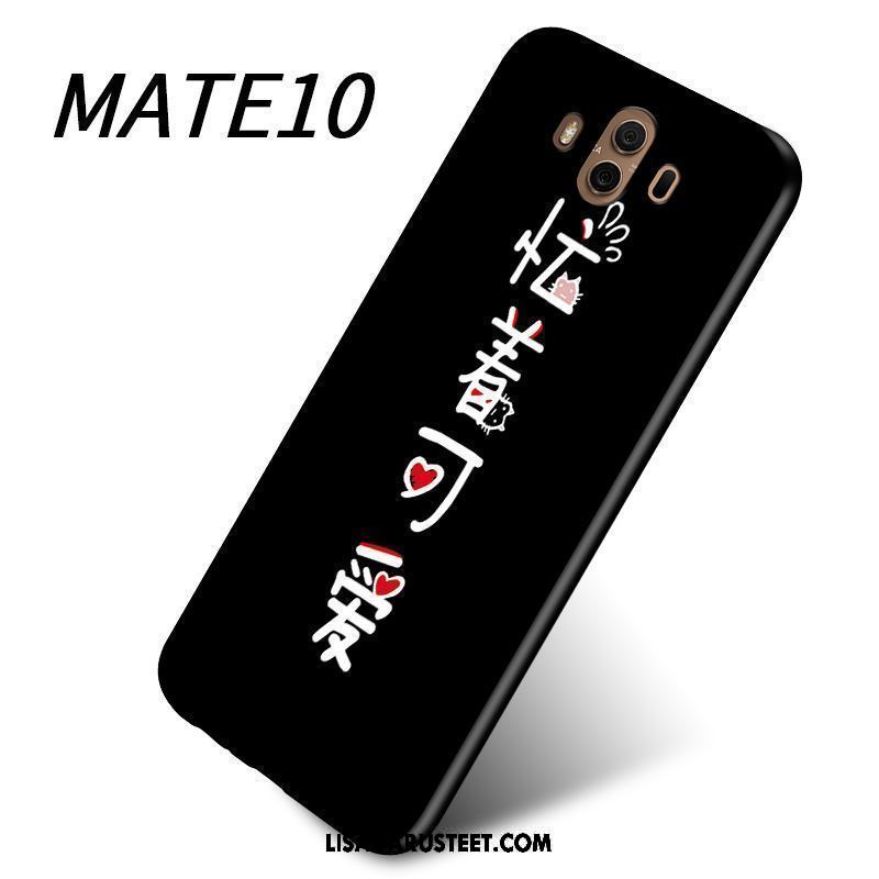 Huawei Mate 10 Kuoret Puhelimen Sarjakuva Musta Kuori Halvat