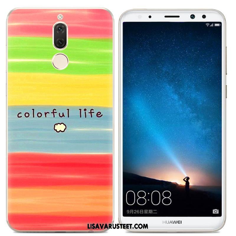Huawei Mate 10 Lite Kuoret Luova Kotelo Puhelimen Keltainen Läpinäkyvä Halvat