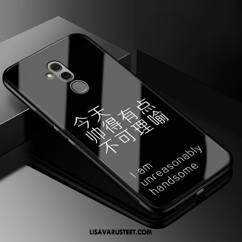 Huawei Mate 20 Lite Kuoret Lasi Musta Yksinkertainen Persoonallisuus Silikoni Halpa