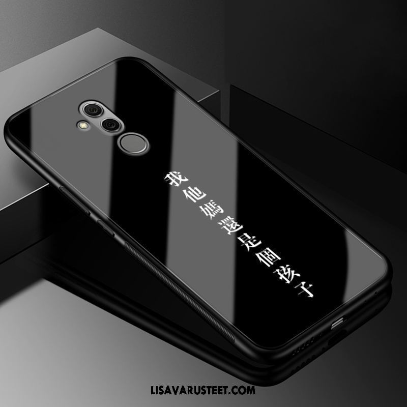 Huawei Mate 20 Lite Kuoret Lasi Musta Yksinkertainen Persoonallisuus Silikoni Halpa