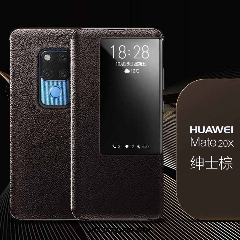 Huawei Mate 20 X Kuoret Persoonallisuus Aito Nahka Liiketoiminta Nahkakotelo All Inclusive Myynti