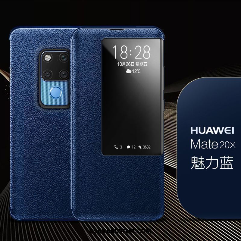 Huawei Mate 20 X Kuoret Persoonallisuus Aito Nahka Liiketoiminta Nahkakotelo All Inclusive Myynti