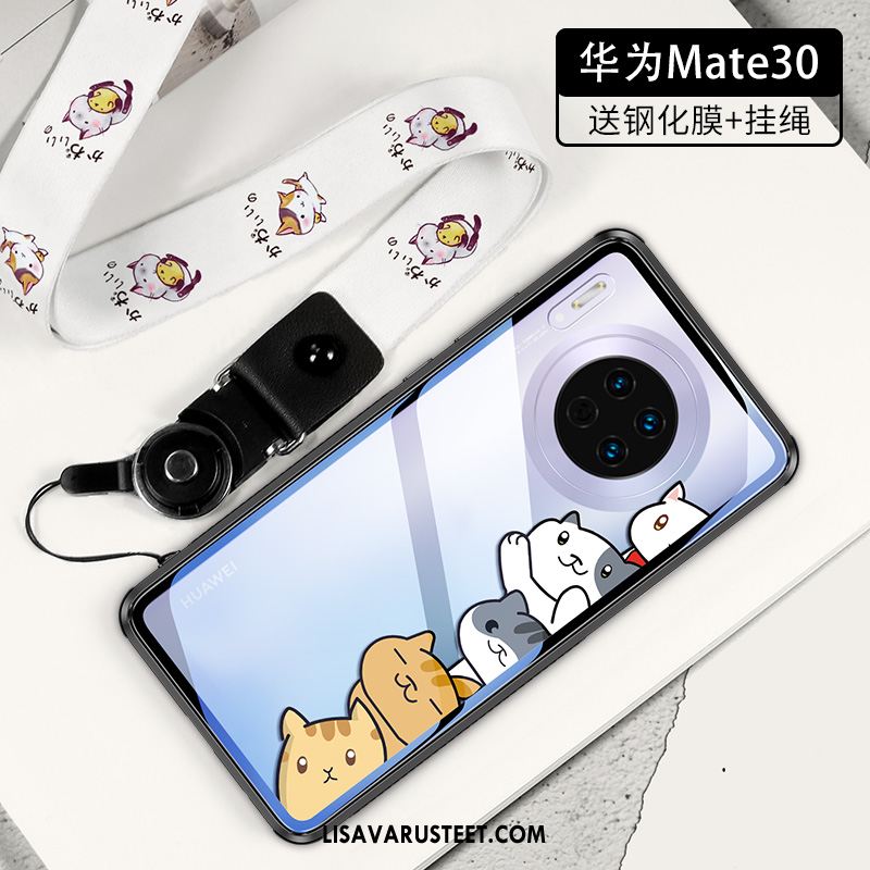 Huawei Mate 30 Kuoret Ripustettavat Koristeet Kotelo Murtumaton Kissa Sarjakuva Verkossa