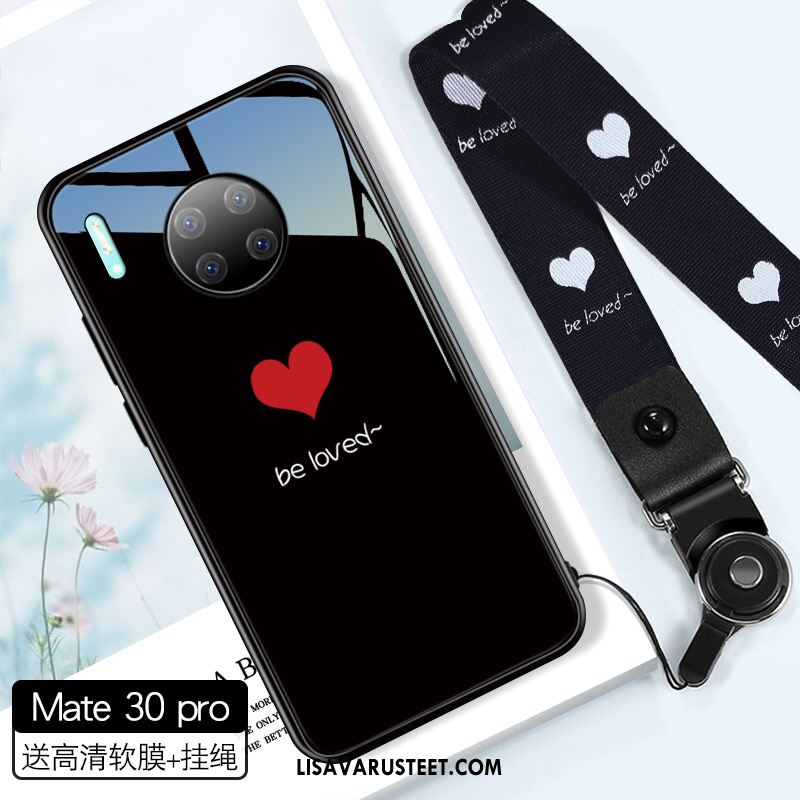 Huawei Mate 30 Pro Kuoret Lasi Tide-brändi Ohut Ripustettavat Koristeet Rakkaus Verkossa