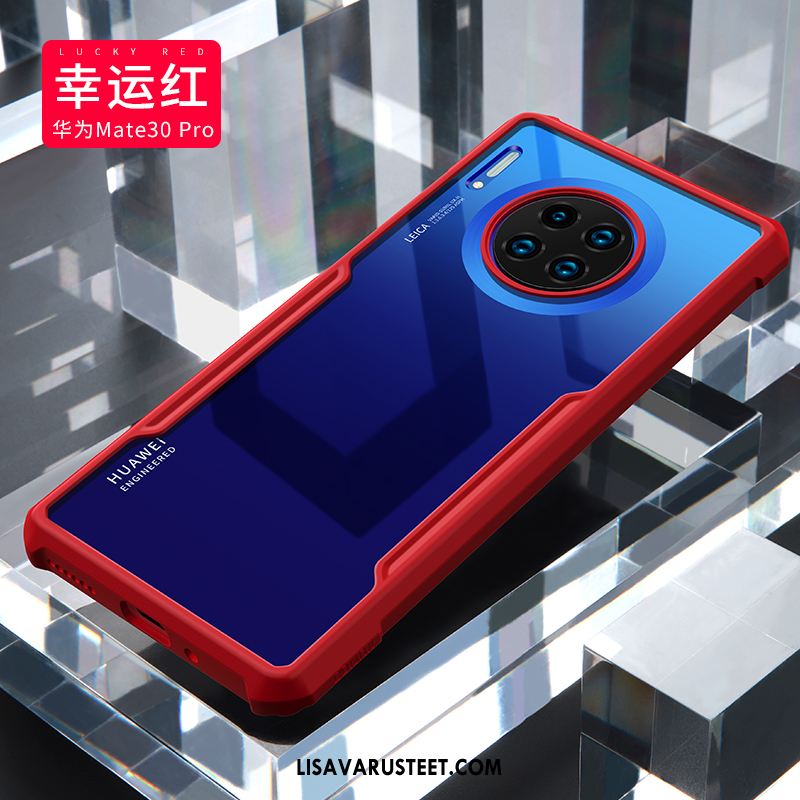 Huawei Mate 30 Pro Kuoret Murtumaton Puhelimen Silikoni Läpinäkyvä Net Red Halpa