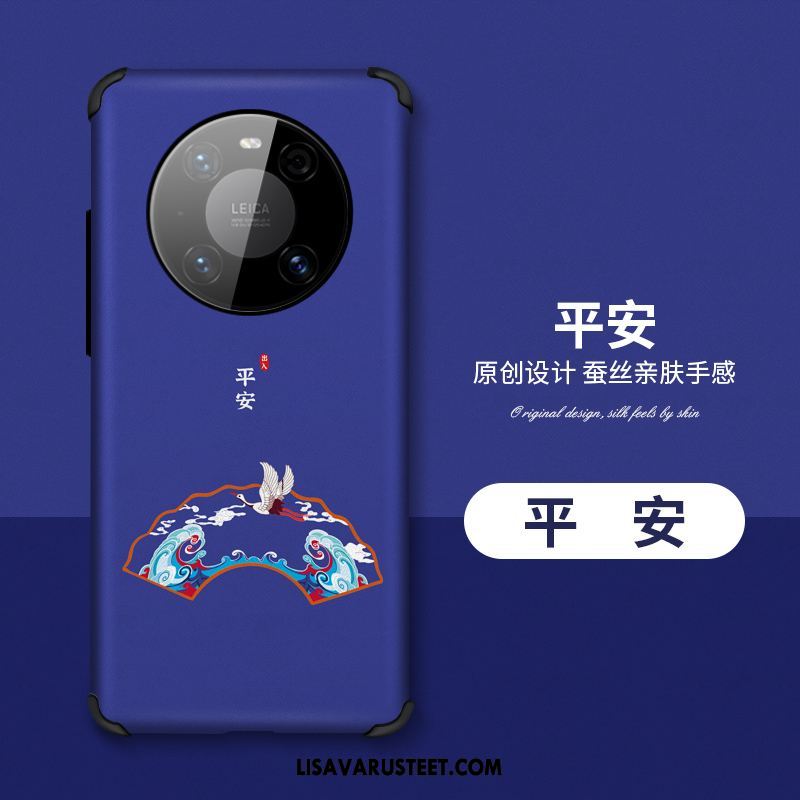 Huawei Mate 40 Kuoret Kiinalainen Tyyli Net Red Vuosikerta Ultra Sininen Kuori Tarjous