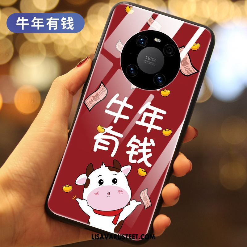 Huawei Mate 40 Kuoret Punainen Murtumaton All Inclusive Lehmä Kuori Netistä