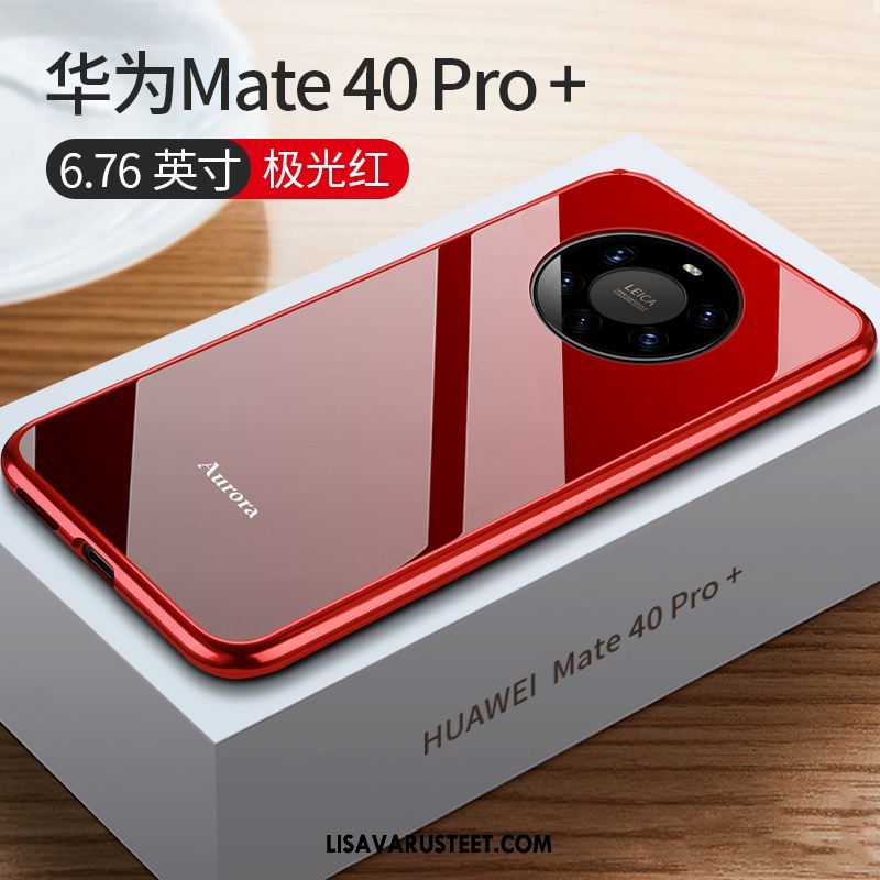 Huawei Mate 40 Pro+ Kuoret Metalli Ultra Puhelimen Kotelo Punainen Kauppa