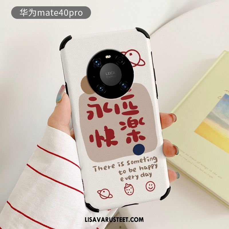 Huawei Mate 40 Pro Kuoret Mulberry Silkki Murtumaton Kuori Valkoinen Pehmeä Neste Halvat