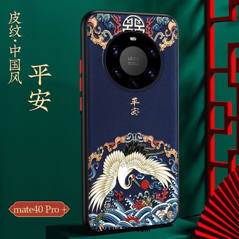 Huawei Mate 40 Pro+ Kuoret Murtumaton Suojaus Puhelimen Tummansininen Kiinalainen Tyyli Kuori Myynti