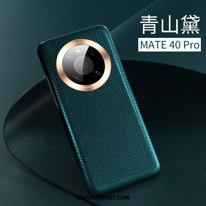 Huawei Mate 40 Pro Kuoret Nahkakotelo Murtumaton Ylellisyys All Inclusive Kuori Halpa