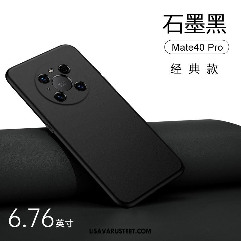 Huawei Mate 40 Pro Kuoret Yksinkertainen Silikoni Murtumaton Pesty Suede Kuori Verkossa
