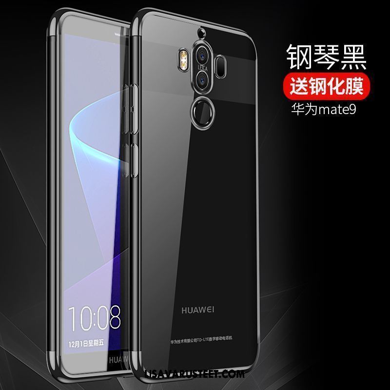 Huawei Mate 9 Kuoret Sininen Pehmeä Neste Silikoni Läpinäkyvä Suojaus Myynti