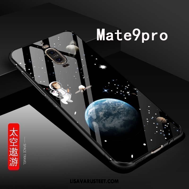 Huawei Mate 9 Pro Kuoret Musta Puhelimen Kotelo Kuori Lasi Netistä