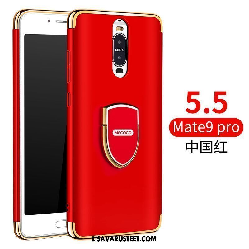 Huawei Mate 9 Pro Kuoret Rakastunut Kova Pesty Suede Kuori Kulta Alennus