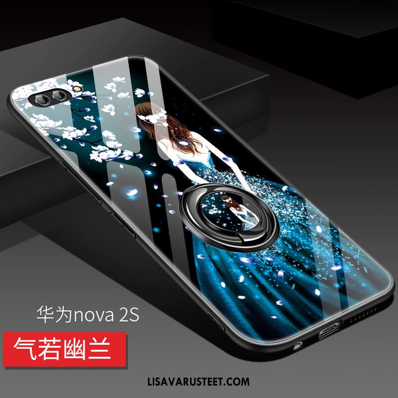 Huawei Nova 2s Kuoret Silikoni Pehmeä Neste Tide-brändi Murtumaton Sininen Kuori Halvat