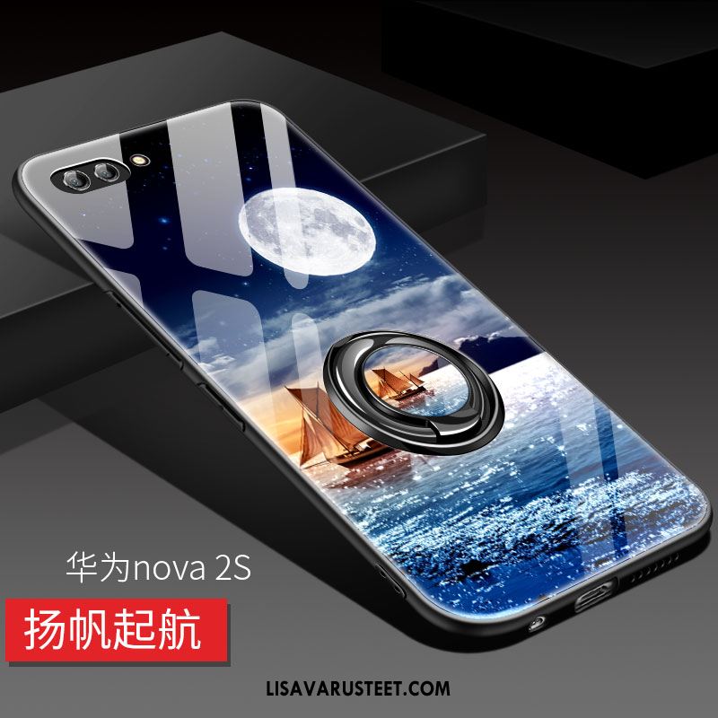 Huawei Nova 2s Kuoret Silikoni Pehmeä Neste Tide-brändi Murtumaton Sininen Kuori Halvat