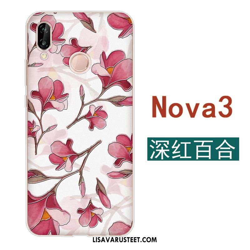 Huawei Nova 3 Kuoret Kiinalainen Tyyli Vihreä Pehmeä Neste Pesty Suede Murtumaton Myynti