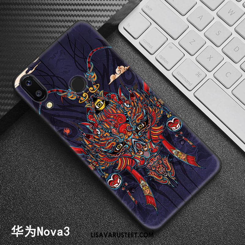 Huawei Nova 3 Kuoret Monivärinen Kohokuviointi Suojaus Kotelo Persoonallisuus Kuori Netistä