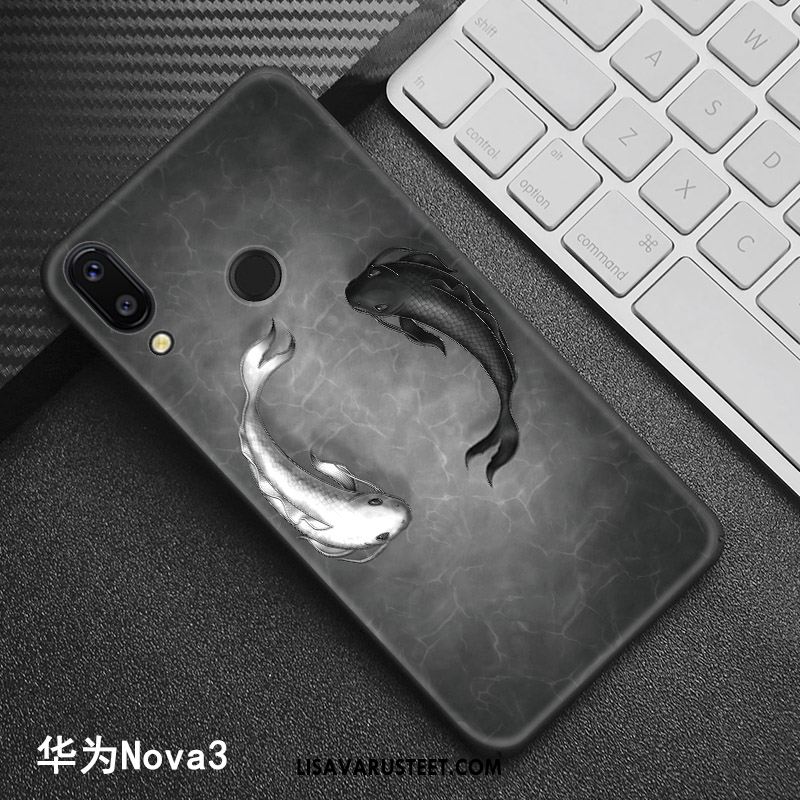 Huawei Nova 3 Kuoret Monivärinen Kohokuviointi Suojaus Kotelo Persoonallisuus Kuori Netistä