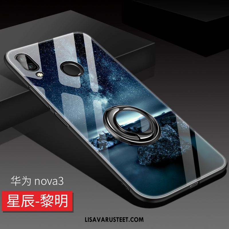 Huawei Nova 3 Kuoret Tila Silikoni Puhelimen Lasi Net Red Kuori Halvat
