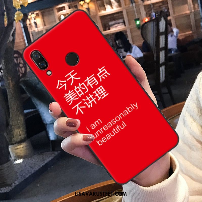 Huawei Nova 3e Kuoret Kotelo Puhelimen Murtumaton Silikoni Punainen Osta