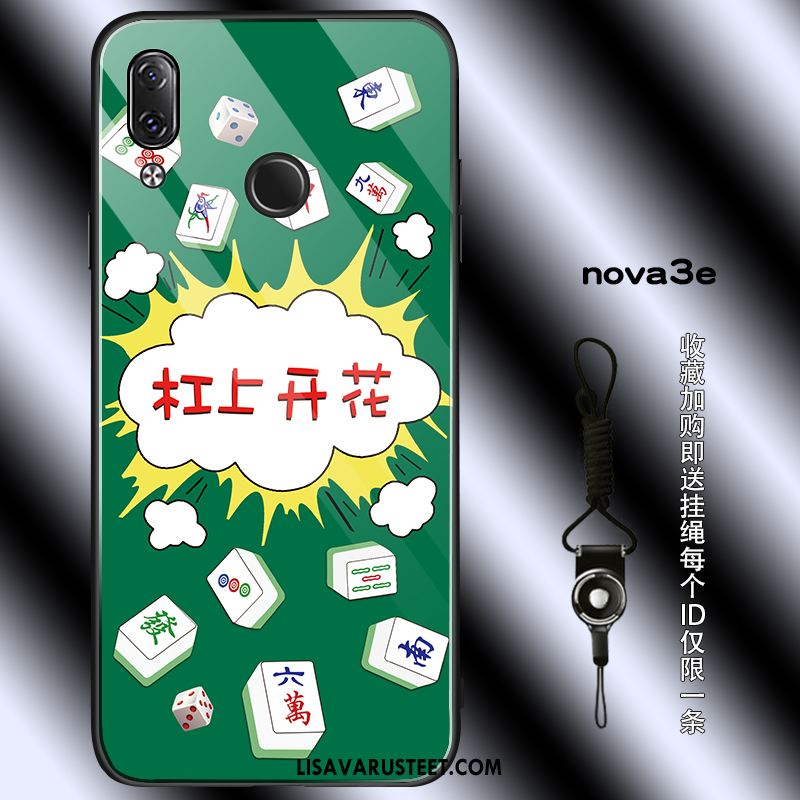 Huawei Nova 3e Kuoret Lasi Puhelimen Rikkaus Punainen Rakastunut Halvat