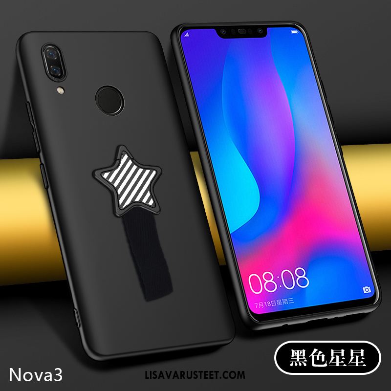 Huawei Nova 3e Kuoret Silikoni Punainen All Inclusive Ultra Murtumaton Halpa