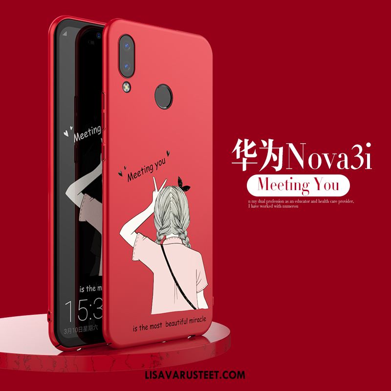 Huawei Nova 3i Kuoret Persoonallisuus Kirjain Ohut Pesty Suede Puhelimen Osta