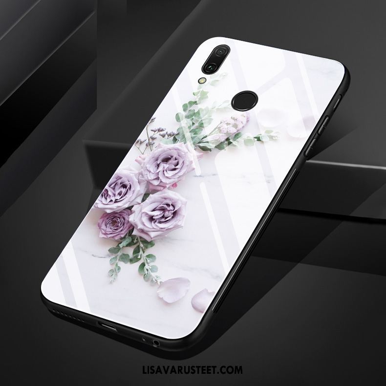 Huawei P Smart Z Kuoret Silikoni Kukkia Painatus Ihana Pinkki Myynti