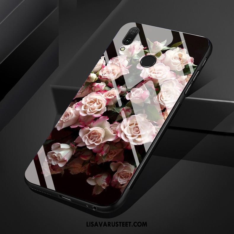 Huawei P Smart Z Kuoret Silikoni Kukkia Painatus Ihana Pinkki Myynti