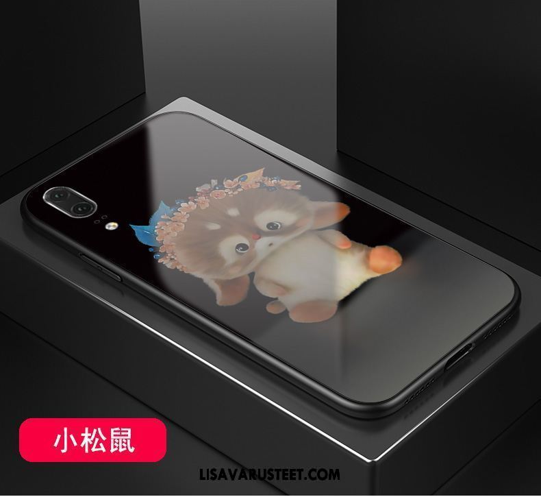 Huawei P20 Kuoret Persoonallisuus Murtumaton Musta Kova Kuori Verkossa