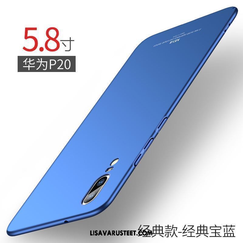 Huawei P20 Kuoret Ultra Kotelo Kuori Sininen Ohut Halvat