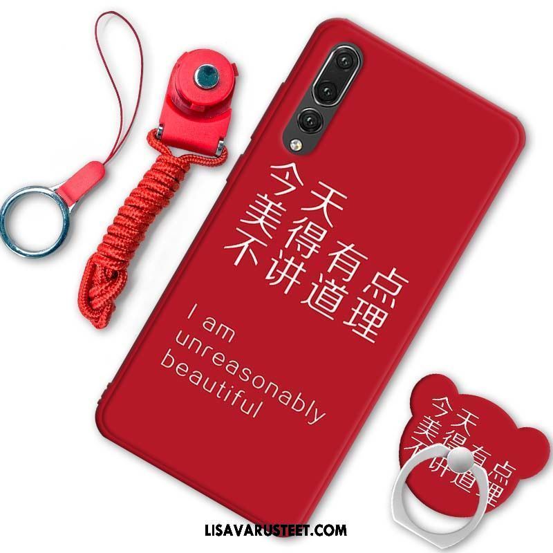 Huawei P20 Pro Kuoret Sarjakuva Puhelimen Silikoni Pehmeä Neste Punainen Kauppa