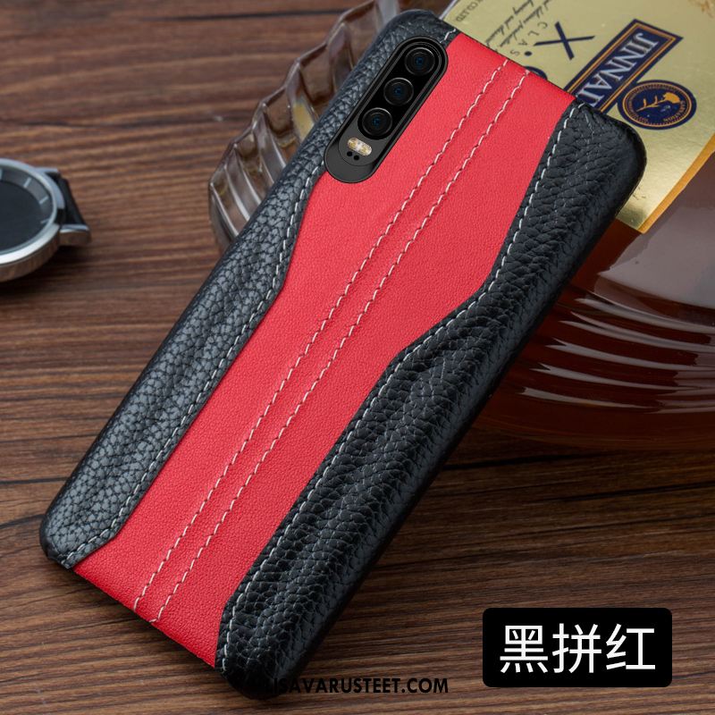 Huawei P30 Kuoret Ylellisyys Tide-brändi Punainen Luova Yksinkertainen Kuori Halvat