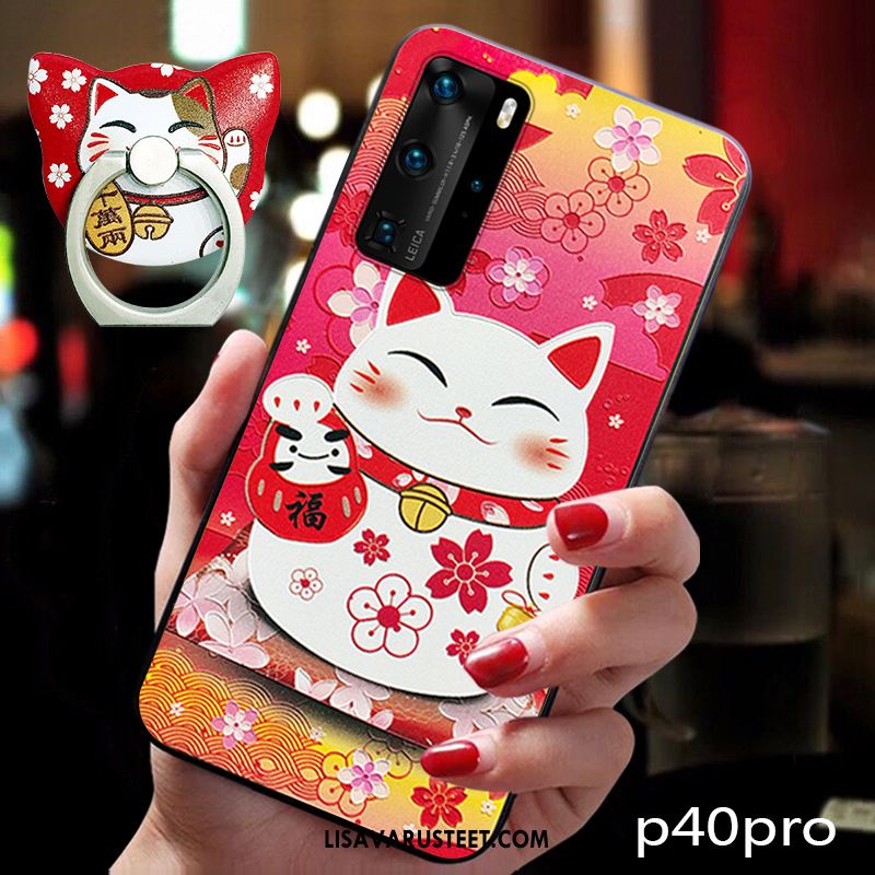 Huawei P40 Pro Kuoret Kissa Ihana Silikoni Persoonallisuus Ripustettavat Koristeet Myynti