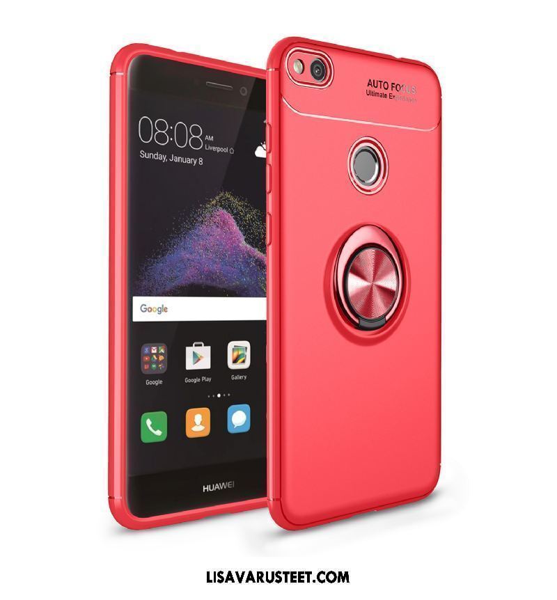 Huawei P8 Lite 2017 Kuoret Puhelimen Auto Kotelo Murtumaton Punainen Myynti