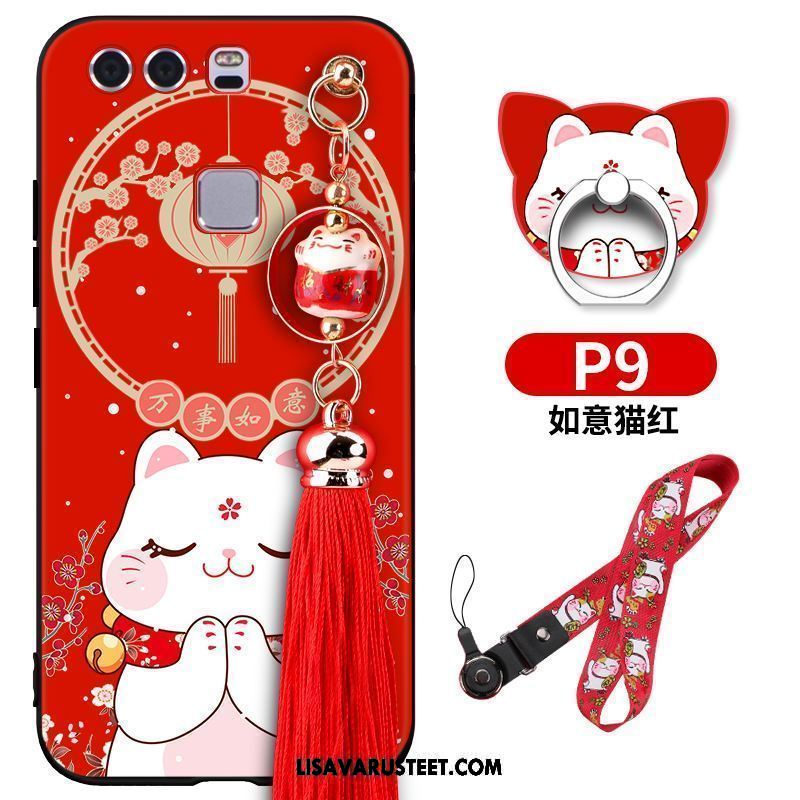 Huawei P9 Kuoret Kissa Punainen Nuoret Tide-brändi Pehmeä Neste Verkossa