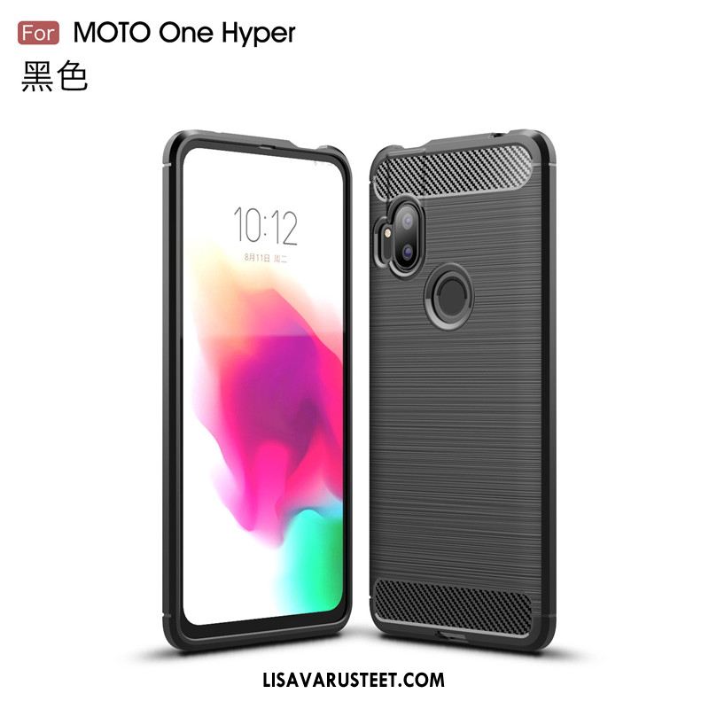 Motorola One Hyper Kuoret Liukumaton Kiinteä Väri Johdin Murtumaton Pehmeä Neste Kauppa