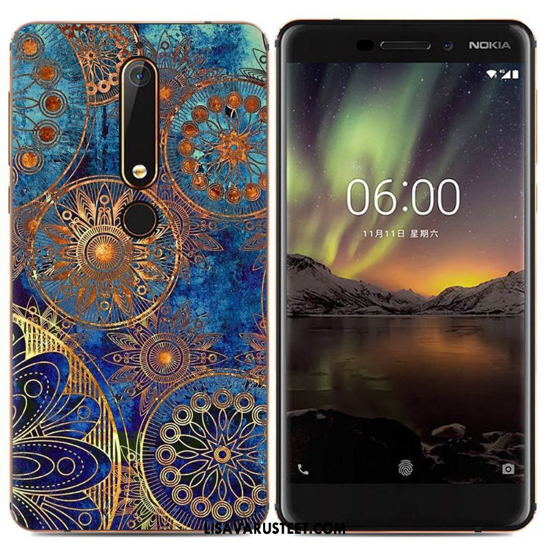 Nokia 6.1 Kuoret Puhelimen Sarjakuva Kotelo Pehmeä Neste Kuori Verkossa