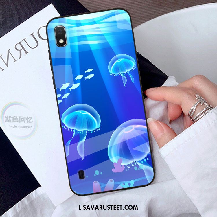 Samsung Galaxy A10 Kuoret Sininen Luova Puhelimen Kotelo Murtumaton Verkossa