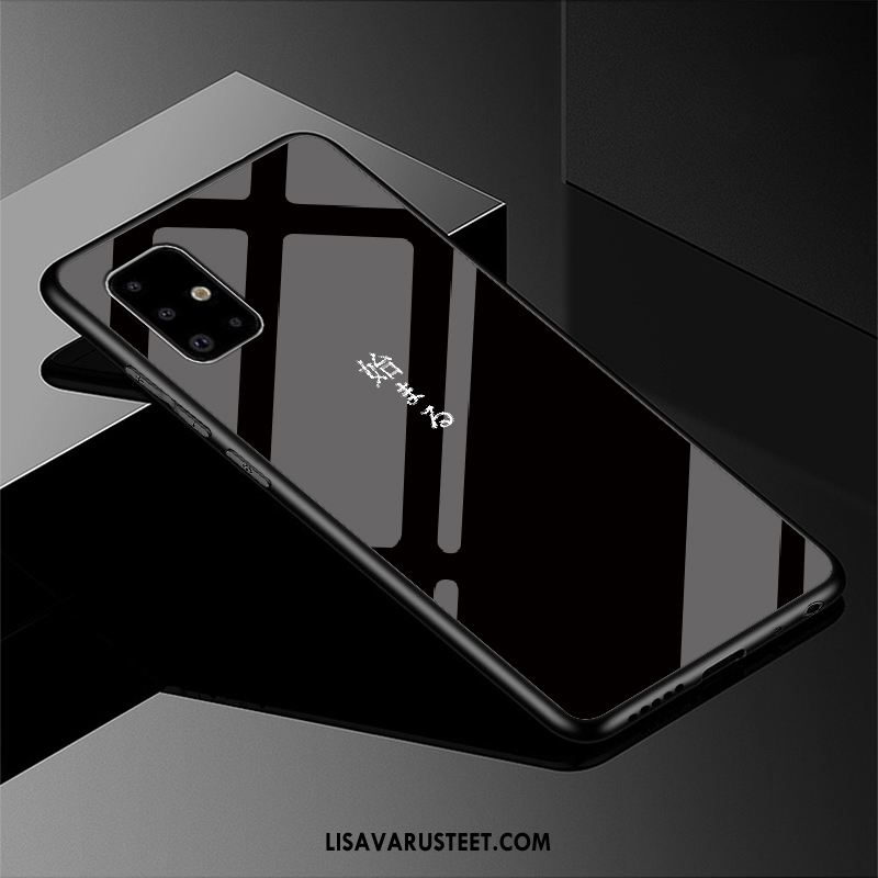 Samsung Galaxy A51 Kuoret Kotelo Suojaus Tähti Musta Murtumaton Kuori Halpa