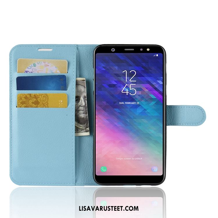 Samsung Galaxy A6+ Kuoret Puhelimen Nahkakotelo All Inclusive Murtumaton Kukkakuvio Kuori Halpa