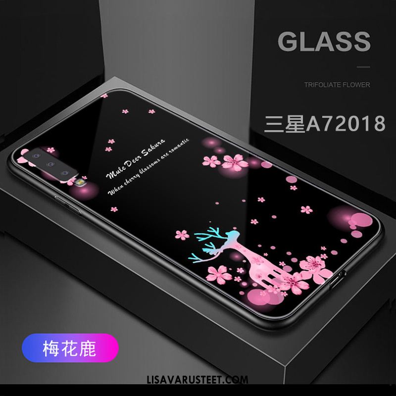 Samsung Galaxy A7 2018 Kuoret All Inclusive Trendi Kuori Suojaus Violetti Halpa