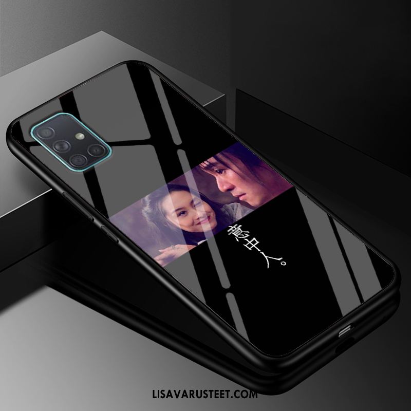 Samsung Galaxy A71 Kuoret Murtumaton Musta Persoonallisuus Puhelimen Lasi Kuori Verkossa